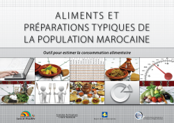 Aliments et préparations typiques de la population Marocaine